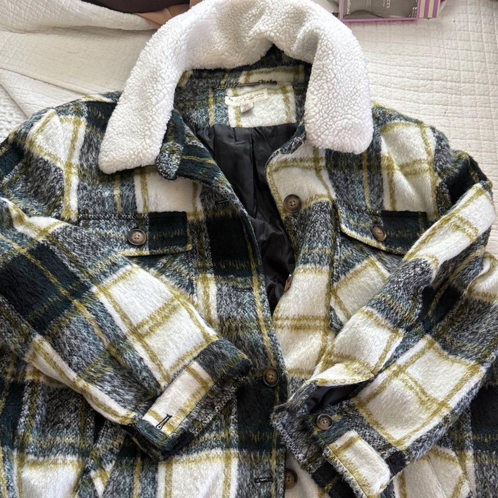 Koolaburra Plaid Sherpa Jacket